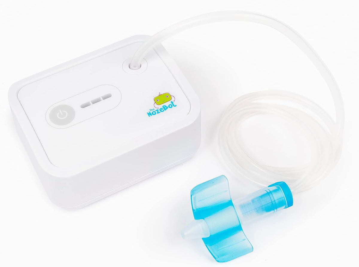 Electric Baby Nasal Aspirator | The NozeBot | Safe Hygienic Hospital Grade Suction